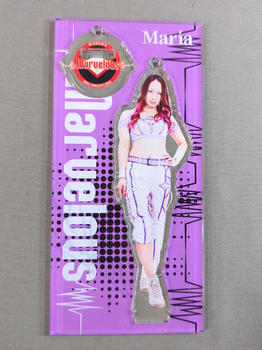 【hand signed autograph】 Maria Acrylic Stand Keychain (B)