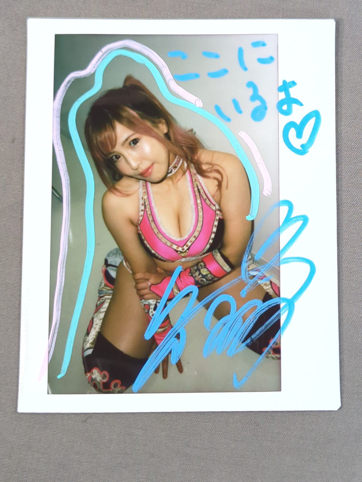 白川未奈 直筆サイン入りチェキ(H-6)