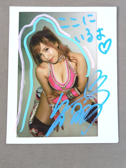 白川未奈 直筆サイン入りチェキ(H-6)