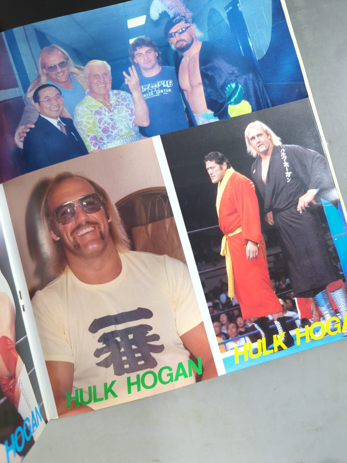 ★ Pro Wrestling album 24 with ★ postcard Hulk Hogan 