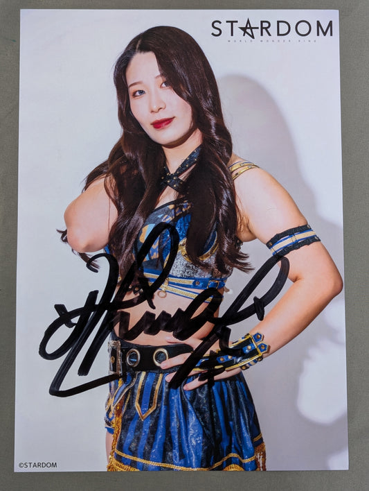 妃南 直筆サイン入り スターダムポートレート(F-2)
