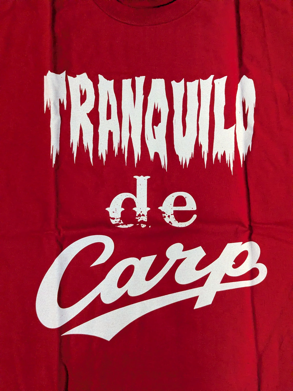 広島東洋カープ×内藤哲也「TRANQUILO de Carp」Tシャツ(レッド)