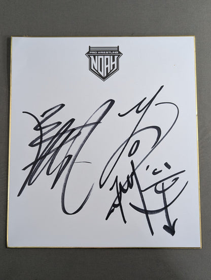 HAYATA & YO-HEY (Shikishi ( Autograph board ) ) for NOAH ) )