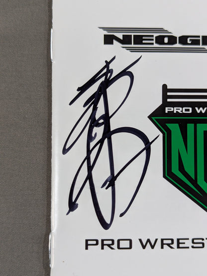 【Kaito Kiyomiya  hand signed autograph 】PRO - Wrestling NOAH NEOGENESIS