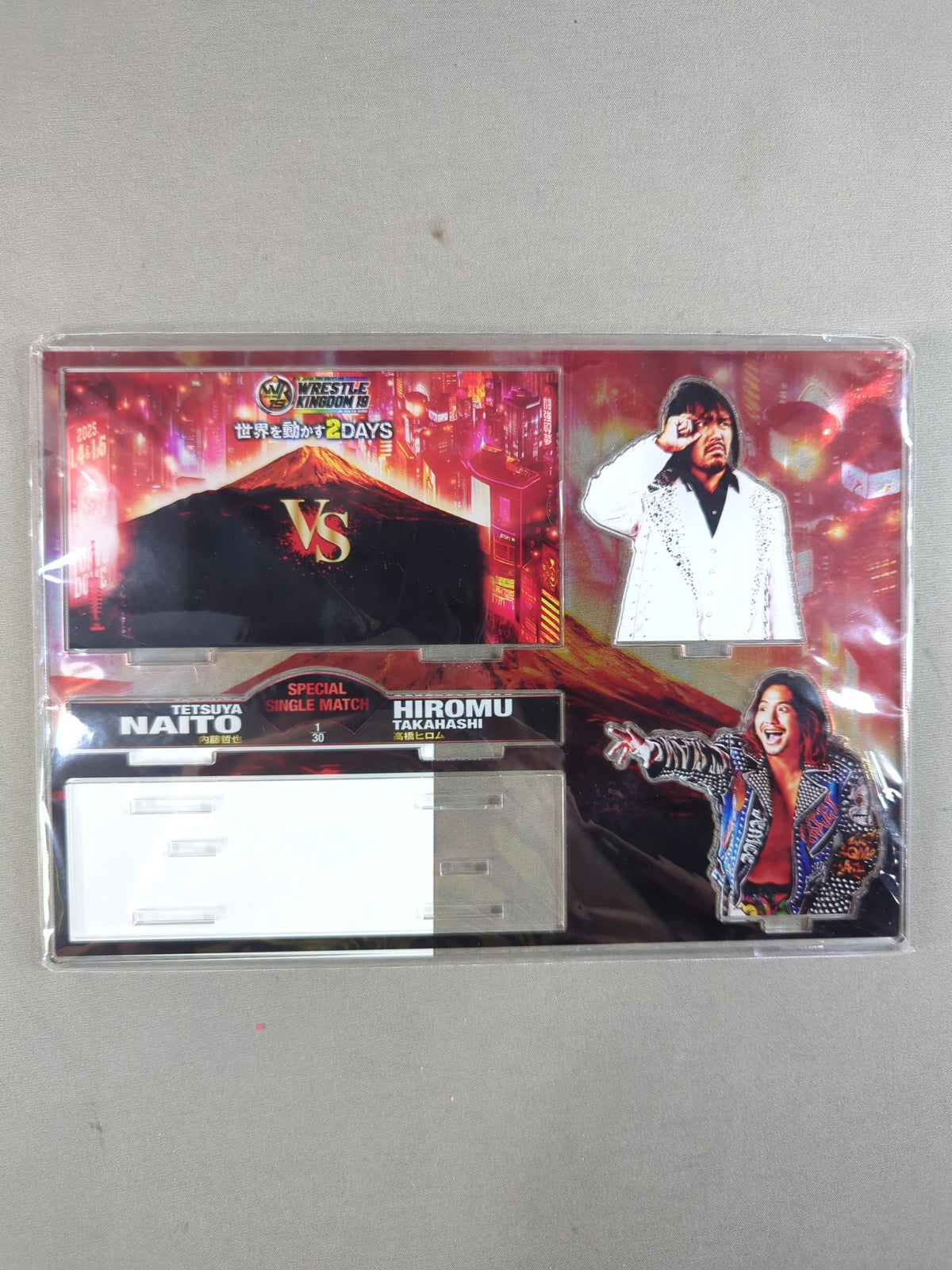 内藤哲也vs高橋ヒロム WRESTLE KINGDOM 19 対戦記念アクリルスタンド