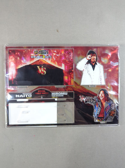 内藤哲也vs高橋ヒロム WRESTLE KINGDOM 19 対戦記念アクリルスタンド