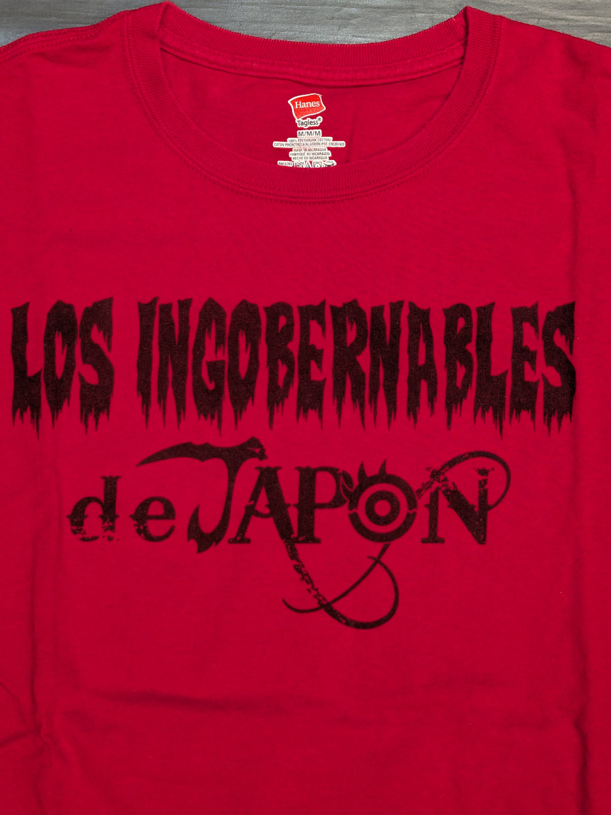 L・I・J Tシャツ(レッド×ブラック)