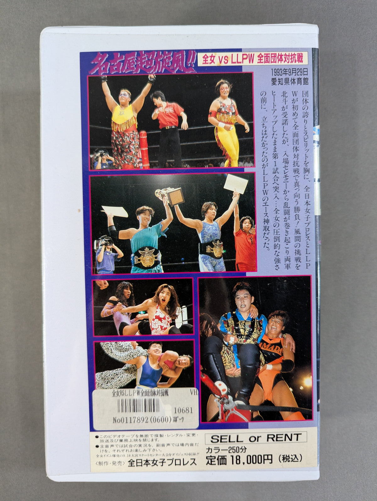 名古屋超旋風!! ★全女vsLLPW 全面団体対抗戦★