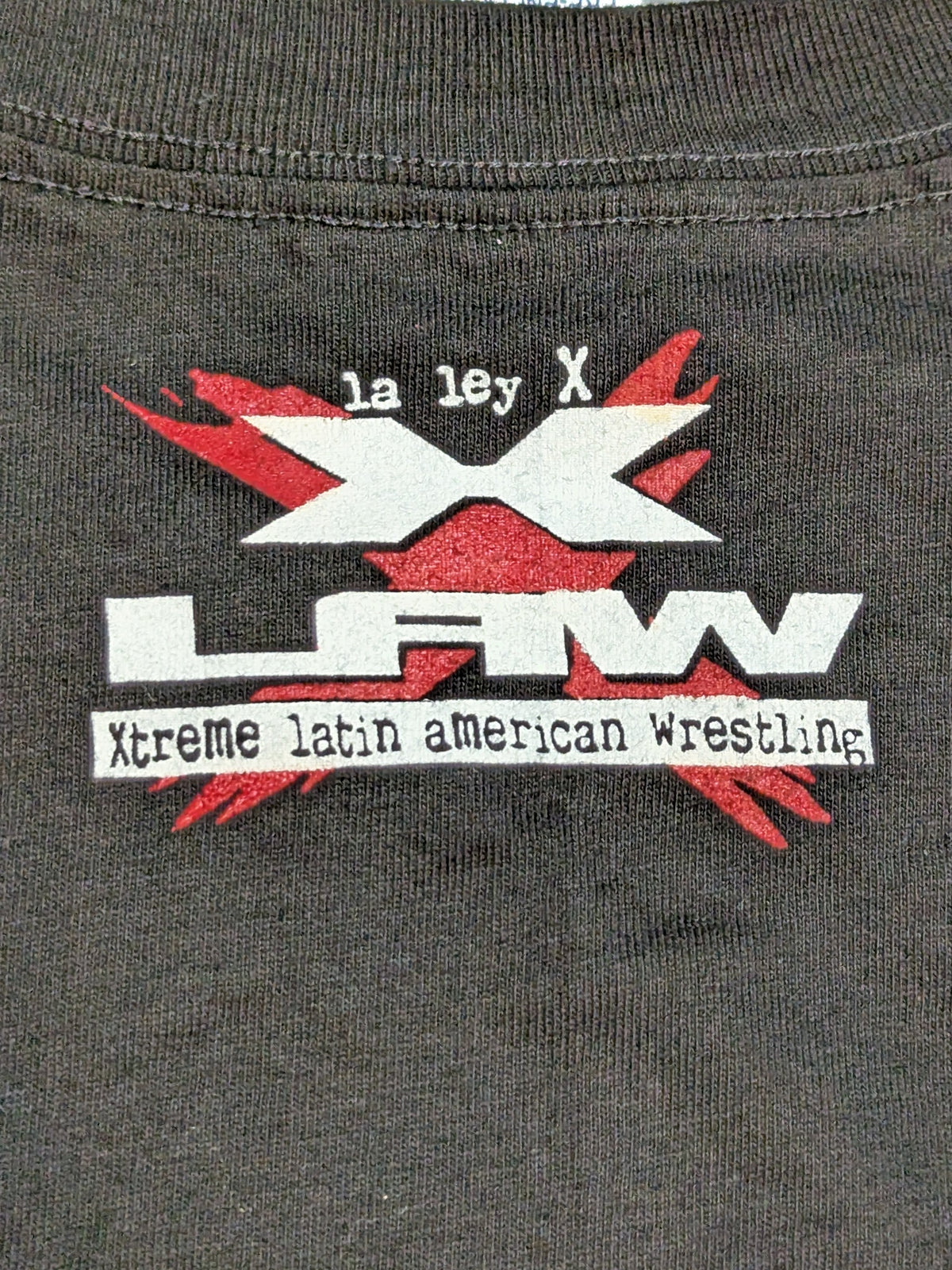 [A☆YU☆MI hand signed autograph ] LUCHA FAN FEST T-SHIRT (Black)