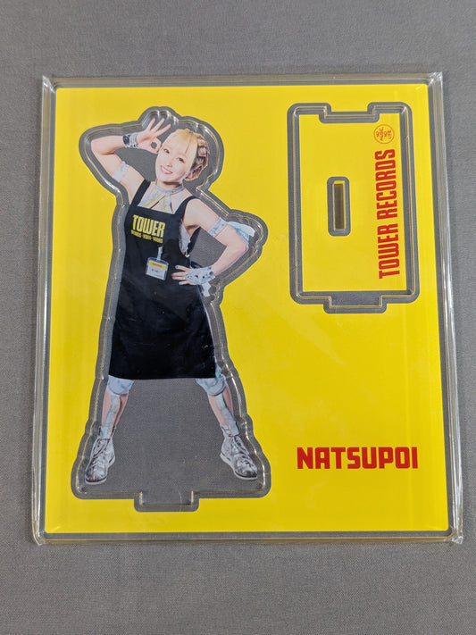 NATSUPOI  Trading Acrylic Stand Plate (STARDOM×TOWER RECORDS)