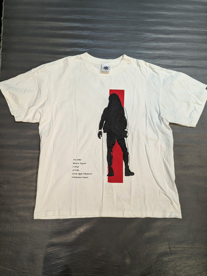 Minoru Suzuki 'RED LINE' T-shirt (White)
