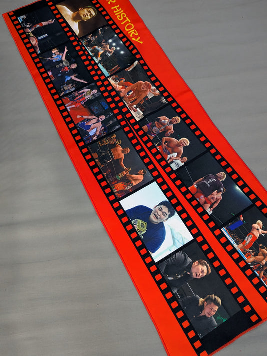 Toru Yano  "20th Y.T.R HISTORY" Sports Towel