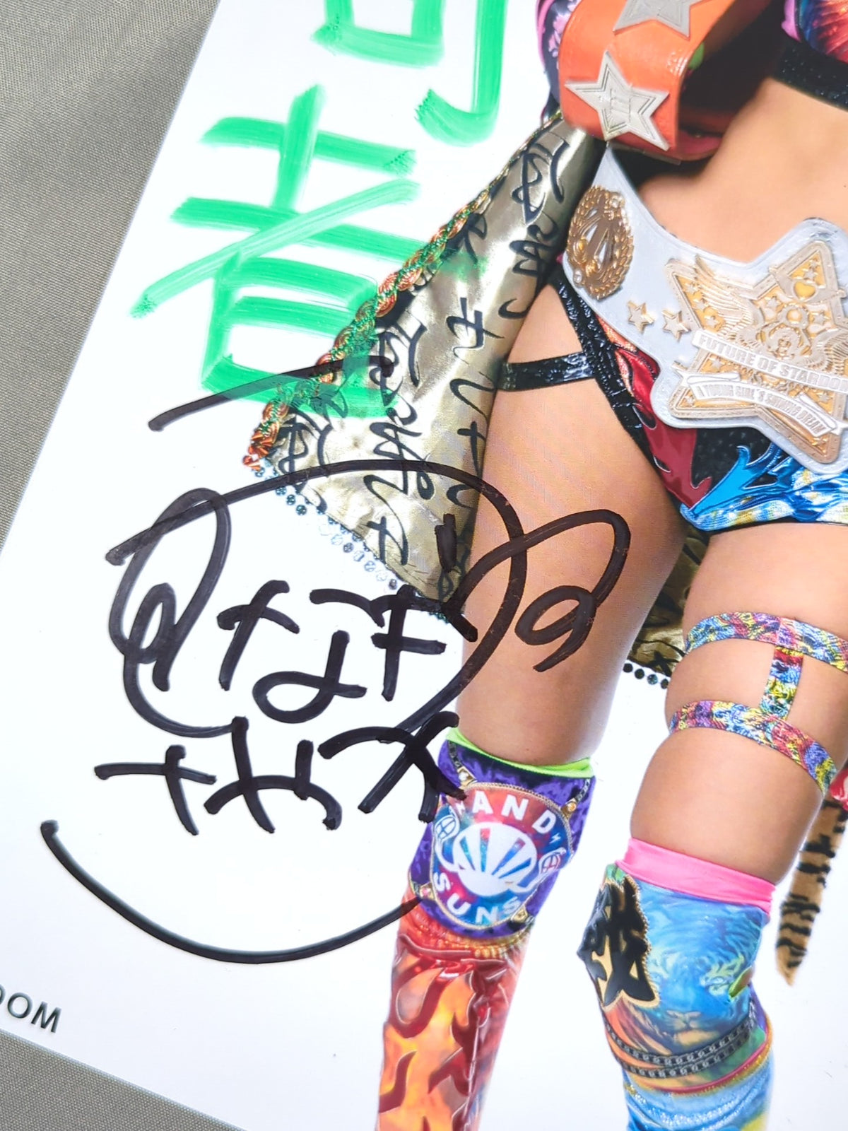 UNAGI SAYAKA  hand signed autograph  Starda Mu Pro-Photo (Q-7)