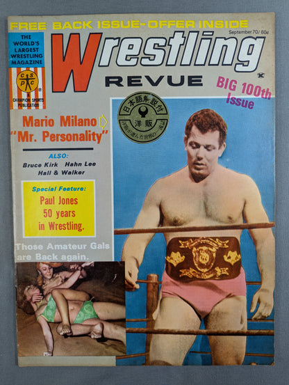 Wrestling REVUE September 1970 issue