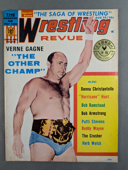 Wrestling REVUE August 1970 issue