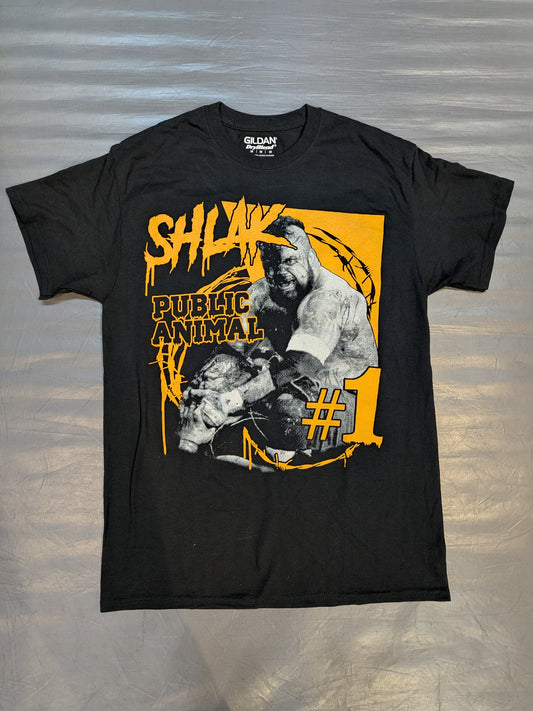 Shlak "PUBLIC ANIMAL #1" Picture T-Shirt (Black)