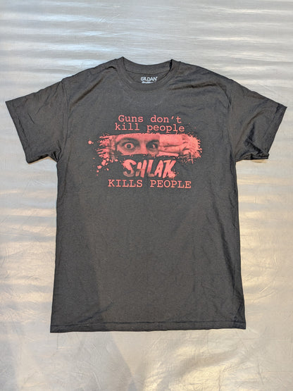 シュラック「KILLS PEOPLE」Tシャツ(ブラック)