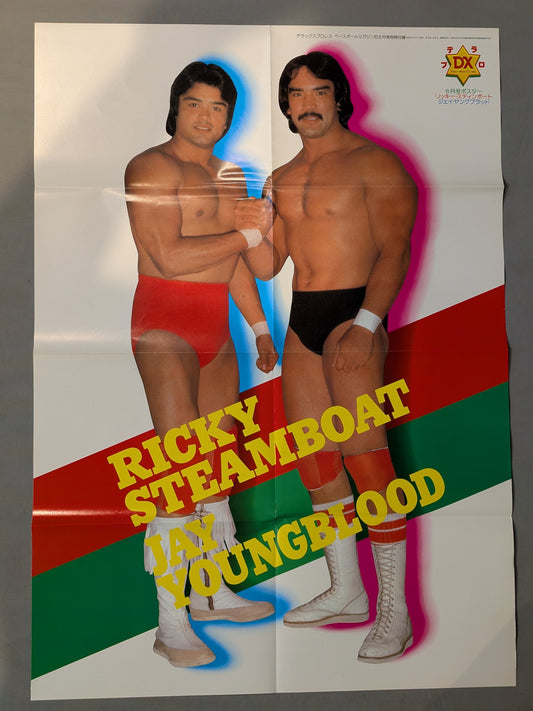 Ricky Steamboat  & Jay Youngblood Magazine Appendix Poster