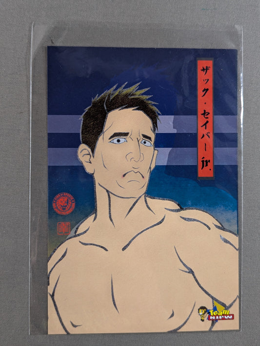 Zack Sabre Jr  Ukiyo-e Style Postcard ( not sold in stores )
