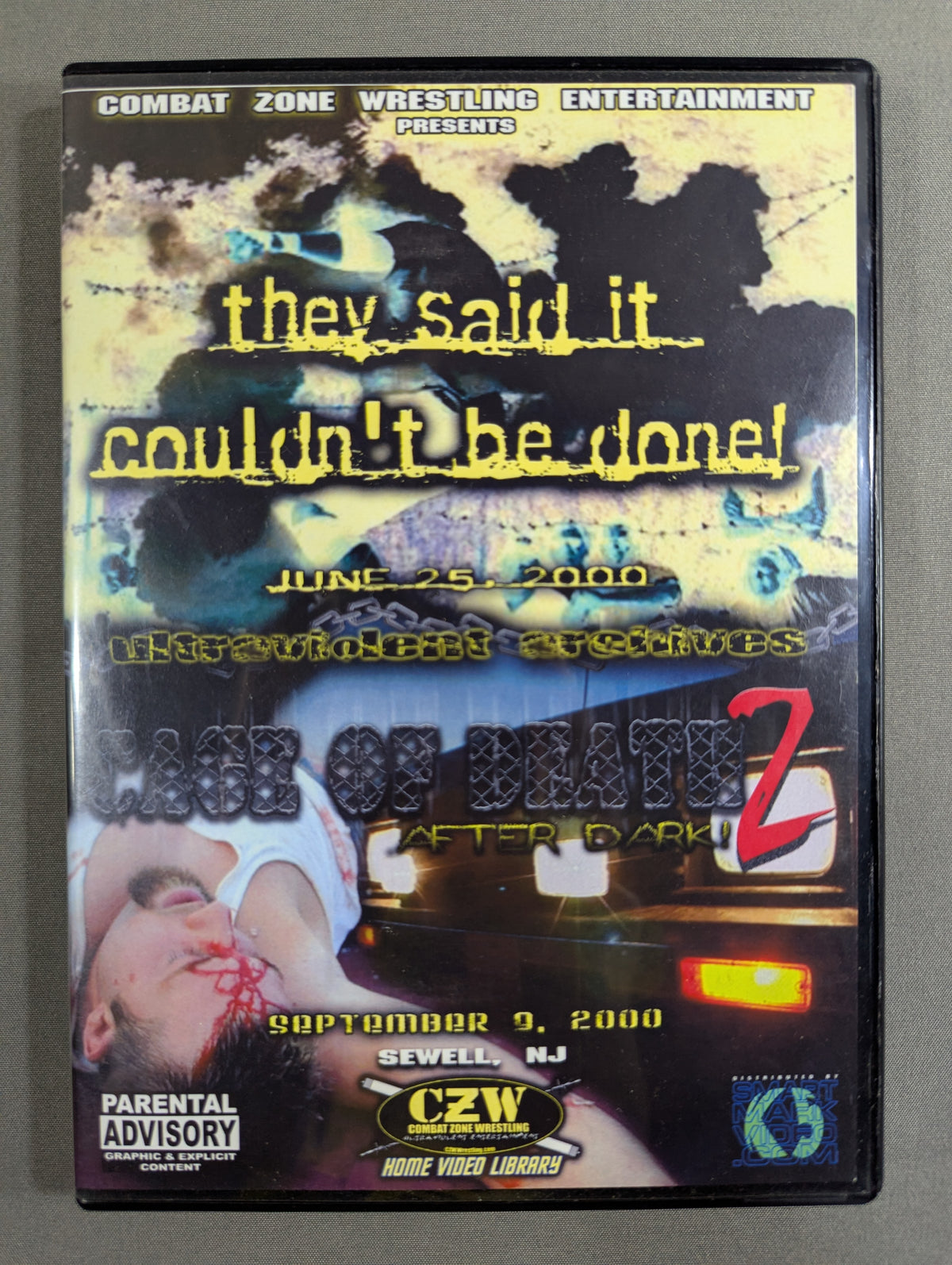 CZW THEY SAID IT COULDN’T BE DONE! / CAGE OF DEATH2 AFTER DARK!