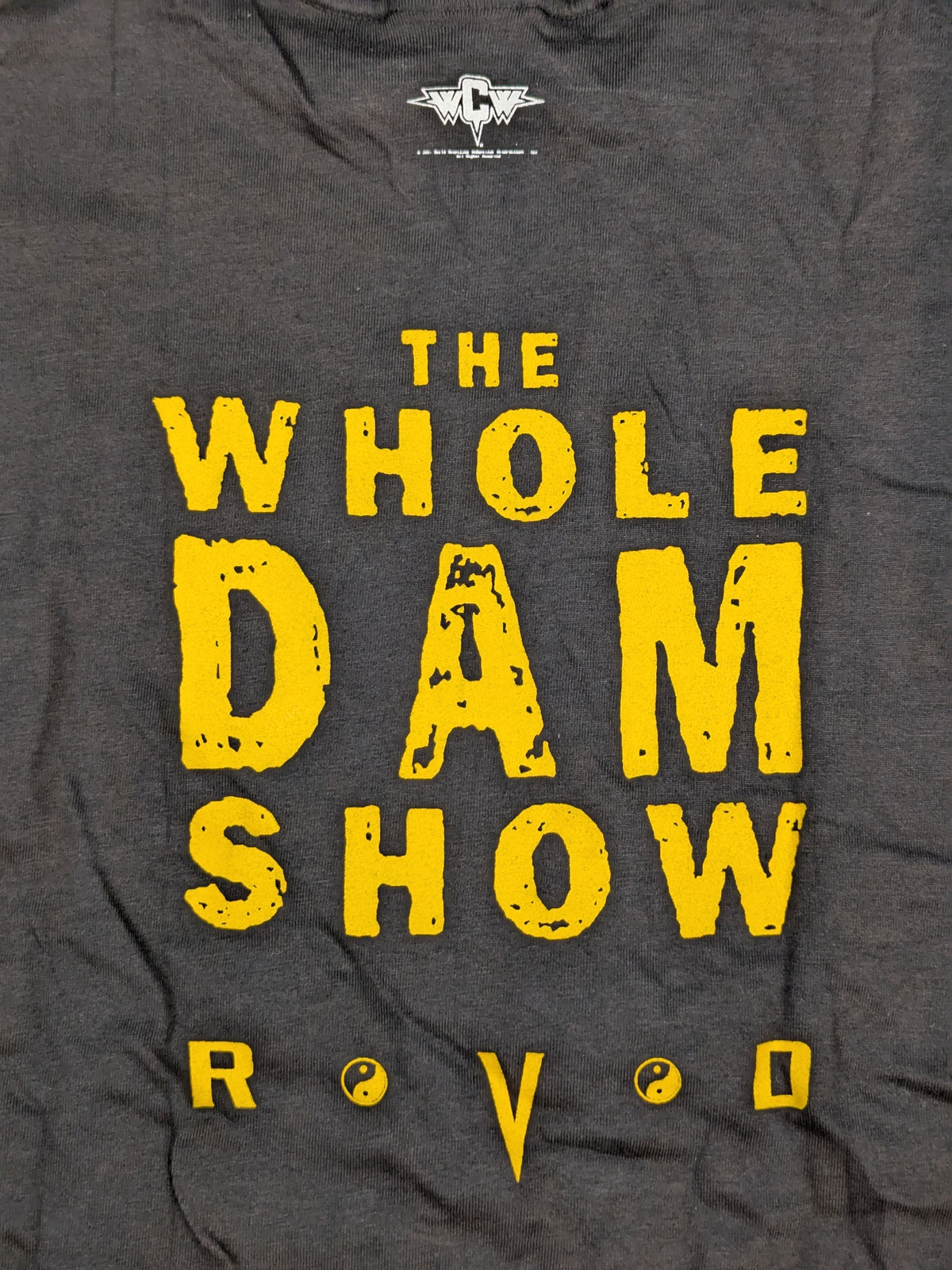 Rob Van Dam "THE WHOLE DAM SHOW" T-shirt (1) (WCW (1990s) / Black)