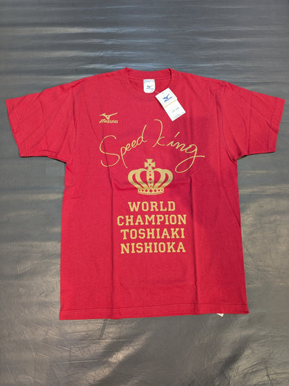 西岡利晃「Speed King」Tシャツ①(レッド)