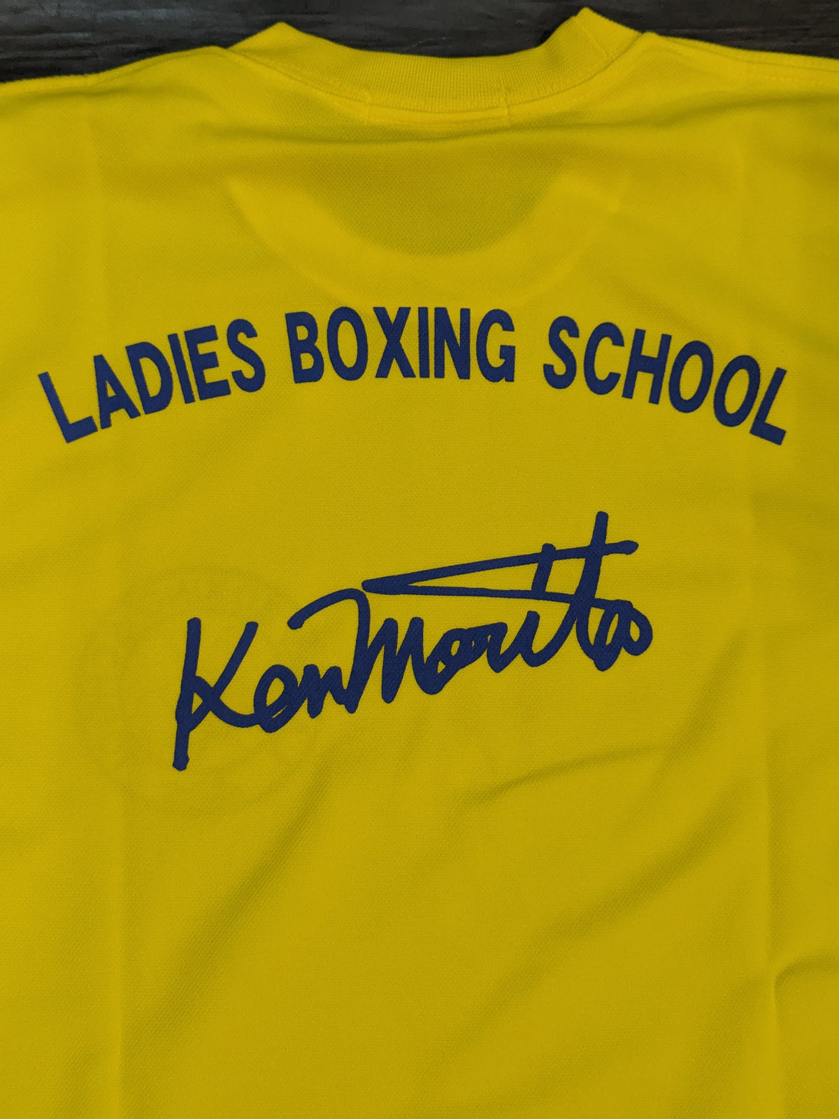 Ken Morita 'LADIES BOXING SCHOOL' Dry T-Shirt