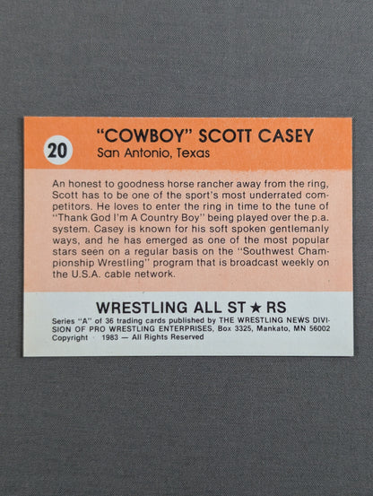 ★1983 WRESTLING ALL STARS Series A★ スコット・ケーシー