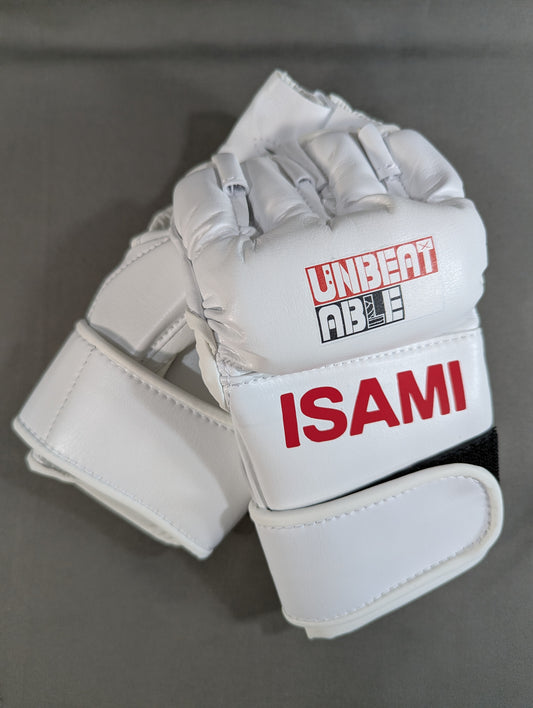 ★ISAMI製★ UNBEATABLE 公式オープンフィンガーグローブ