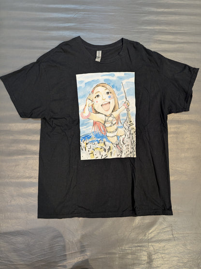 ジャングル叫女「渡米記念」イラストTシャツ