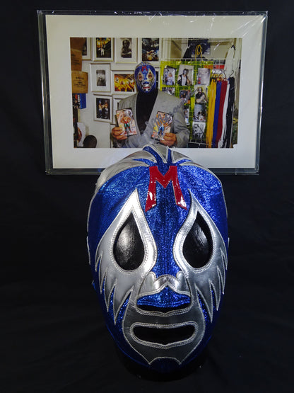 ★Mil Mascaras visited Japan in 2003, privately worn by him ・Blue and silver trade ★