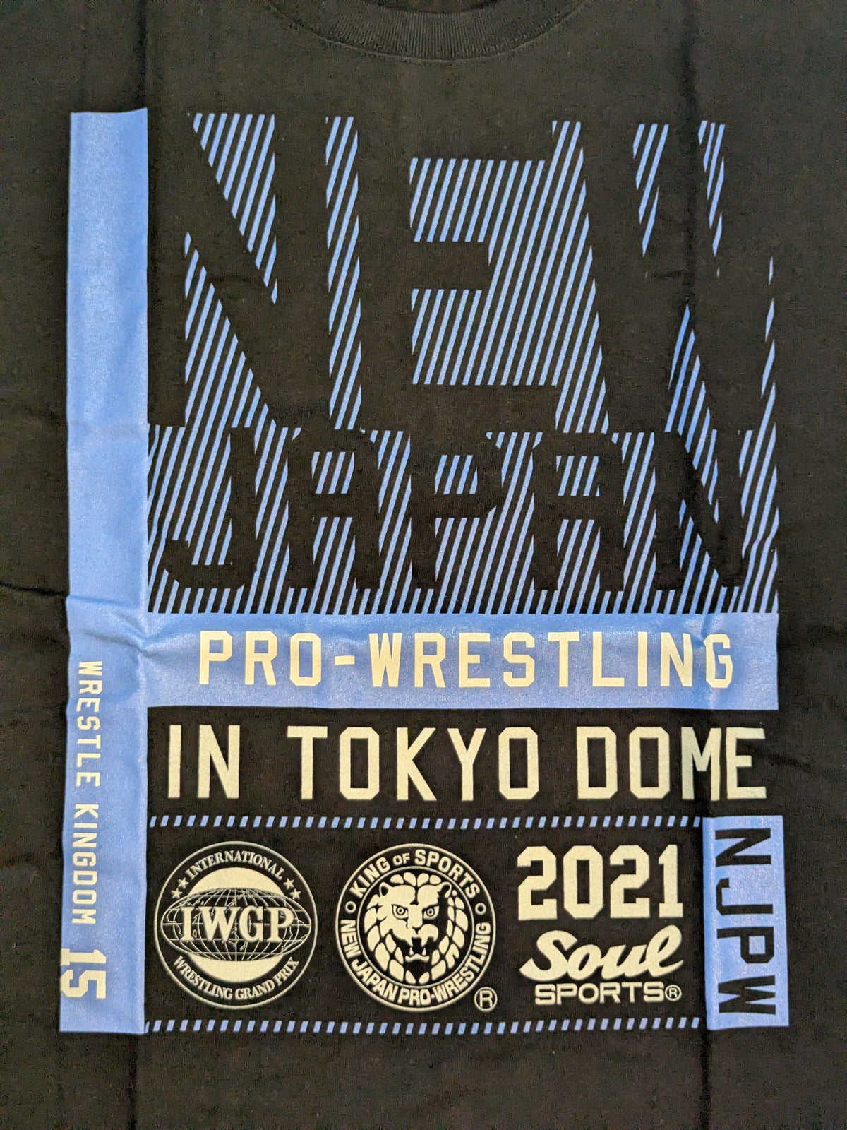 WRESTLE KINGDOM 15 Tournament Commemorative "SOUL SPORTS" T-Shirt