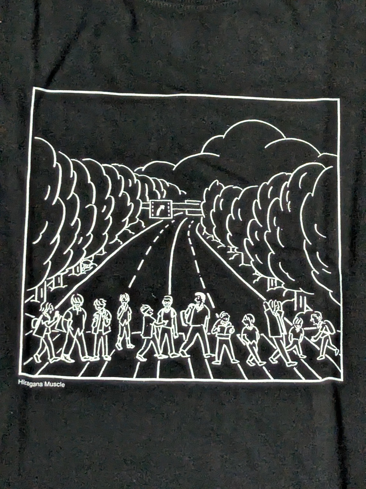 ひらがなまっする Tシャツ