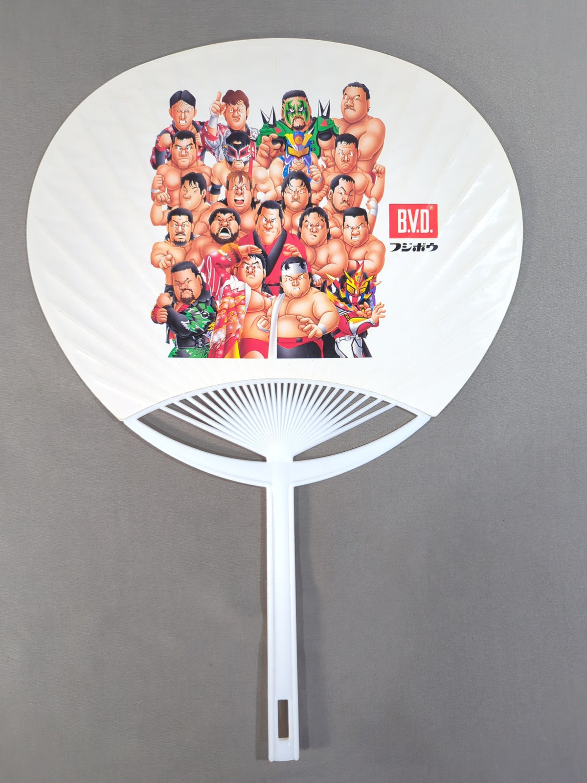 ★ Illustration ★ by Nagatoshi Sakai NJPW SUPER STARS Uchiwa (paper fan) 