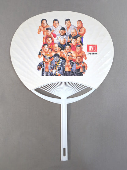 ★ Illustration ★ by Nagatoshi Sakai NJPW SUPER STARS Uchiwa (paper fan) 