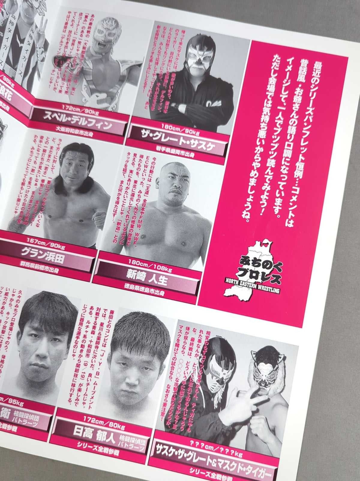 みちのくプロレス オフィシャルパンフレット Vol.44