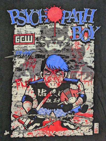 佐久田俊行「PSYCHOPATH BOY」イラストTシャツ