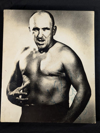 【hand signed autograph】 Killer Karl Kox  Wood Manufactured photo panel