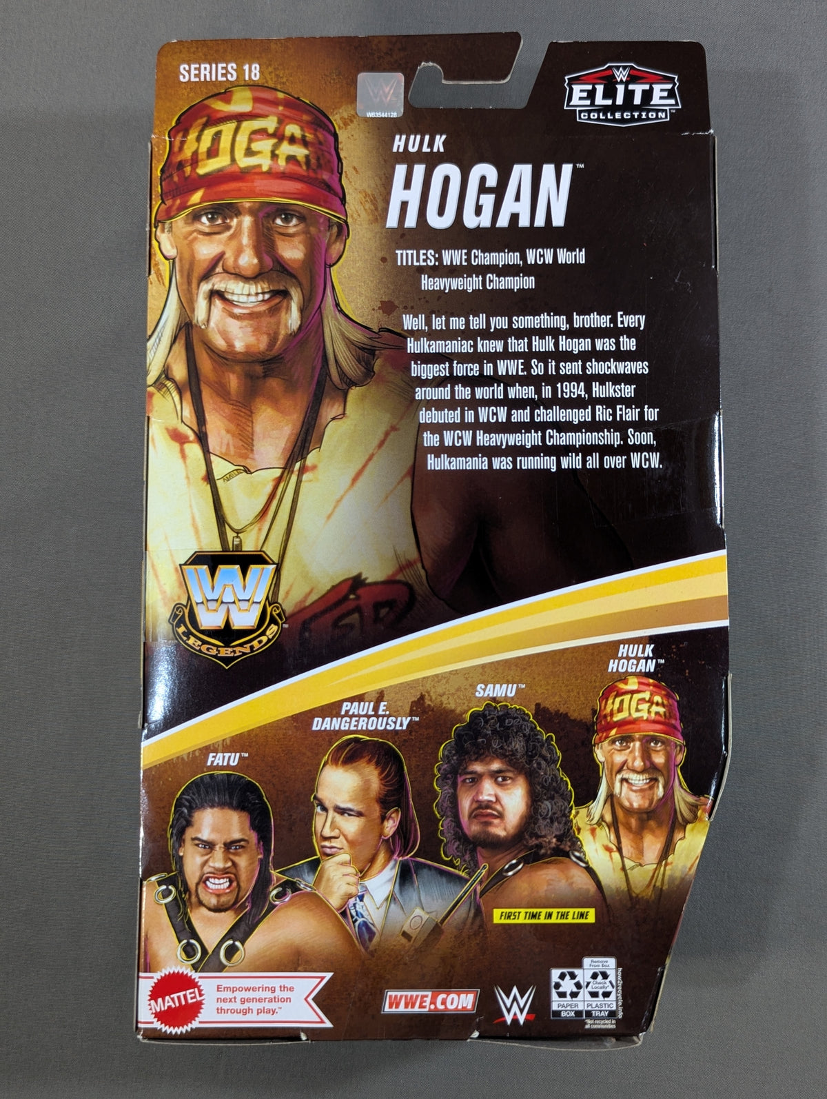 Hulk Hogan  (yellow×red tank top)