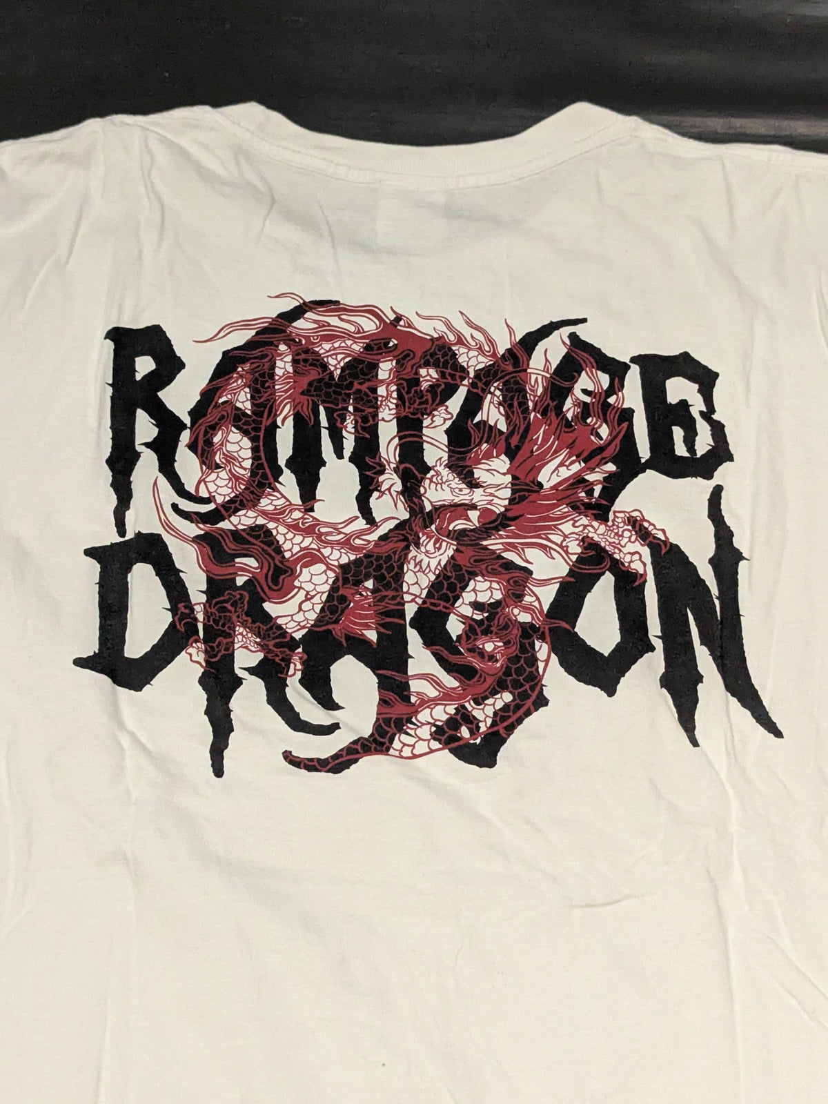 鷹木信悟「RAMPAGE DRAGON」Tシャツ②(ホワイト)