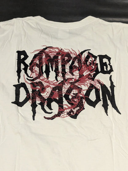 鷹木信悟「RAMPAGE DRAGON」Tシャツ②(ホワイト)