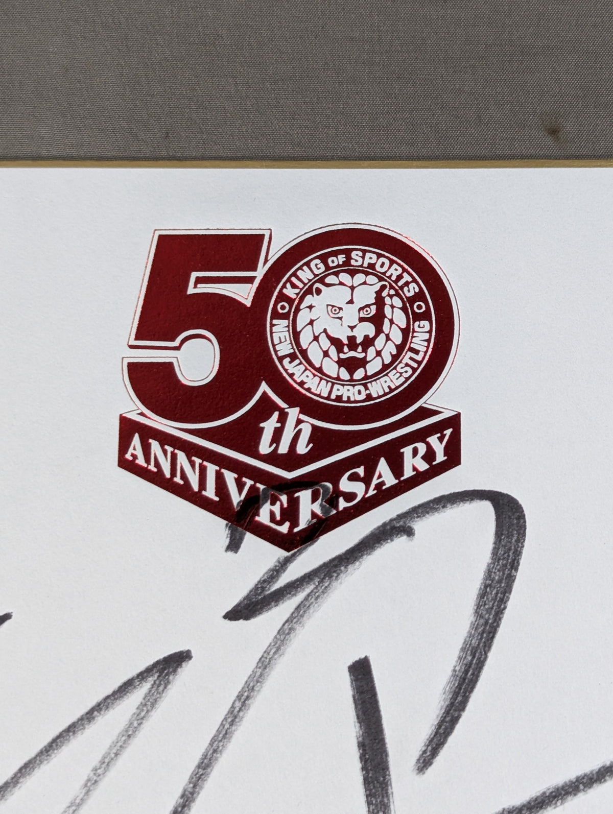 タイチ(新日本プロレス50周年記念色紙)