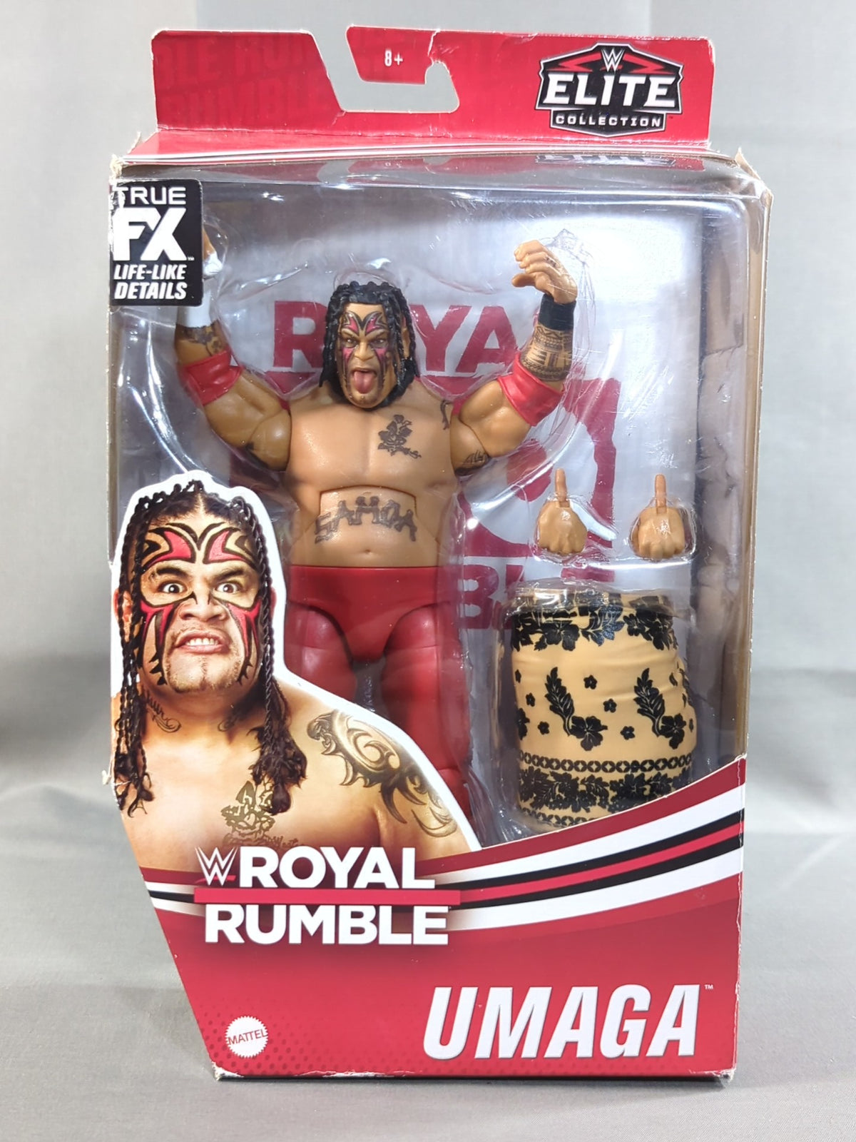 Umaga (red tights & wrap skirt)