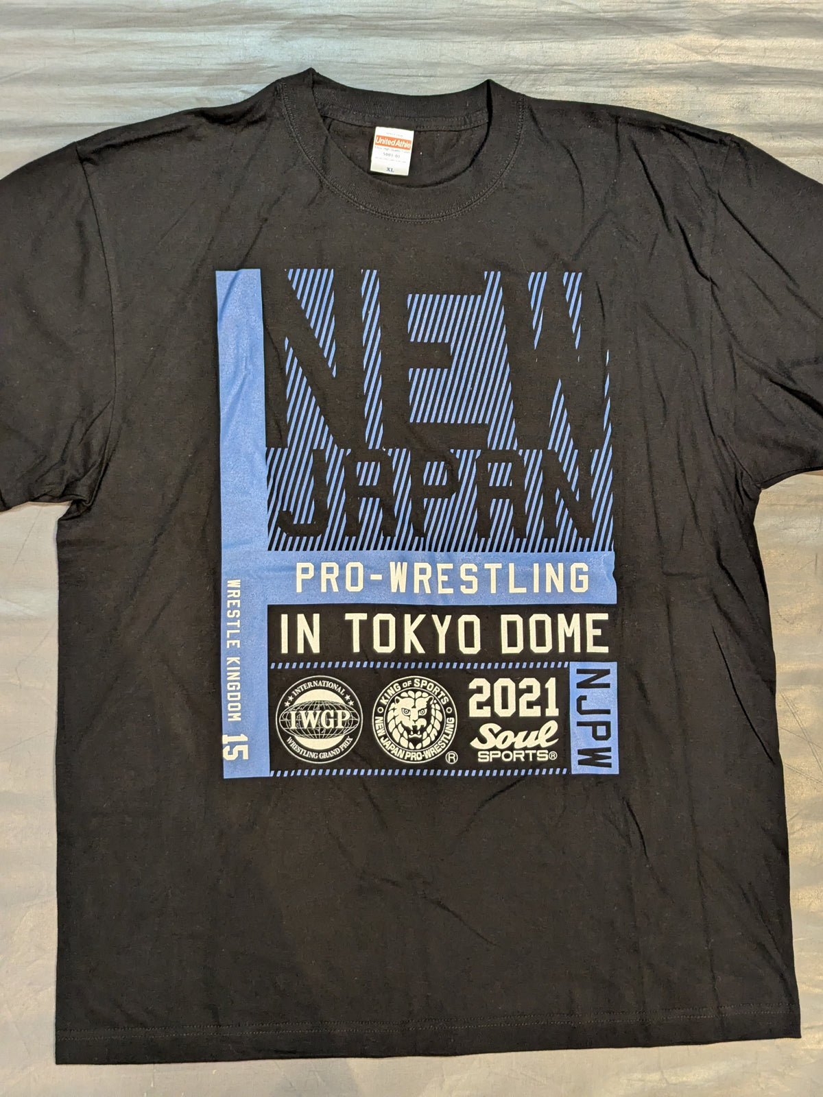 WRESTLE KINGDOM 15 Event Commemorative 'SOUL SPORTS' T-Shirt (1)