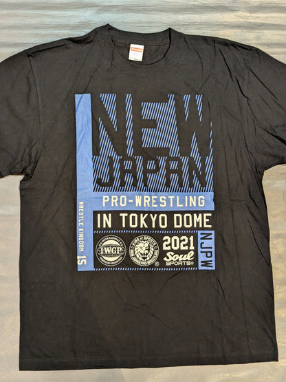 WRESTLE KINGDOM 15 Event Commemorative 'SOUL SPORTS' T-Shirt (1)