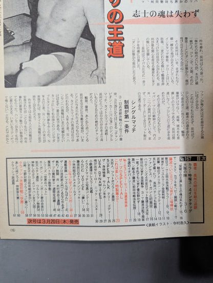 Weekly The Pro Wrestling  167