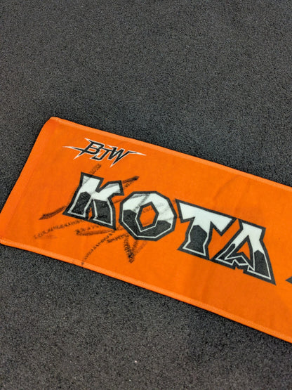 【hand signed autograph】 Kota Sekifuda "KOTA SEKIFUDA" Muffler Towel