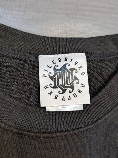Piledriver Harajuku 'GOTCH STYLE UNIVERSITY' Sweatshirt (1) (Treasure Black)