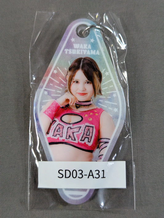 Waka Tsukiyama STARDOM× Web-Pon Acrylic Motel Keychain