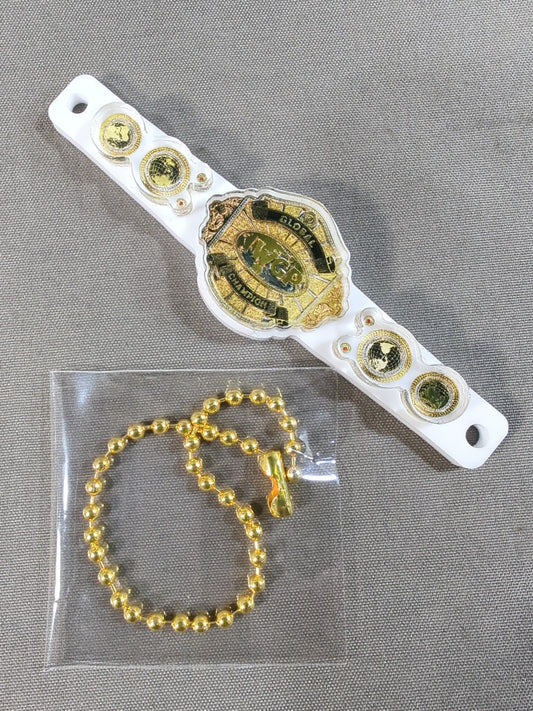 IWGP GLOBALヘビー級ベルト アクリルボールチェーン